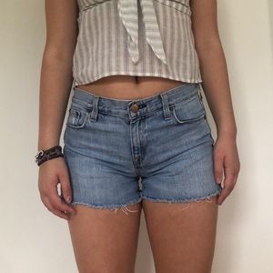 Jcrew denim shorts